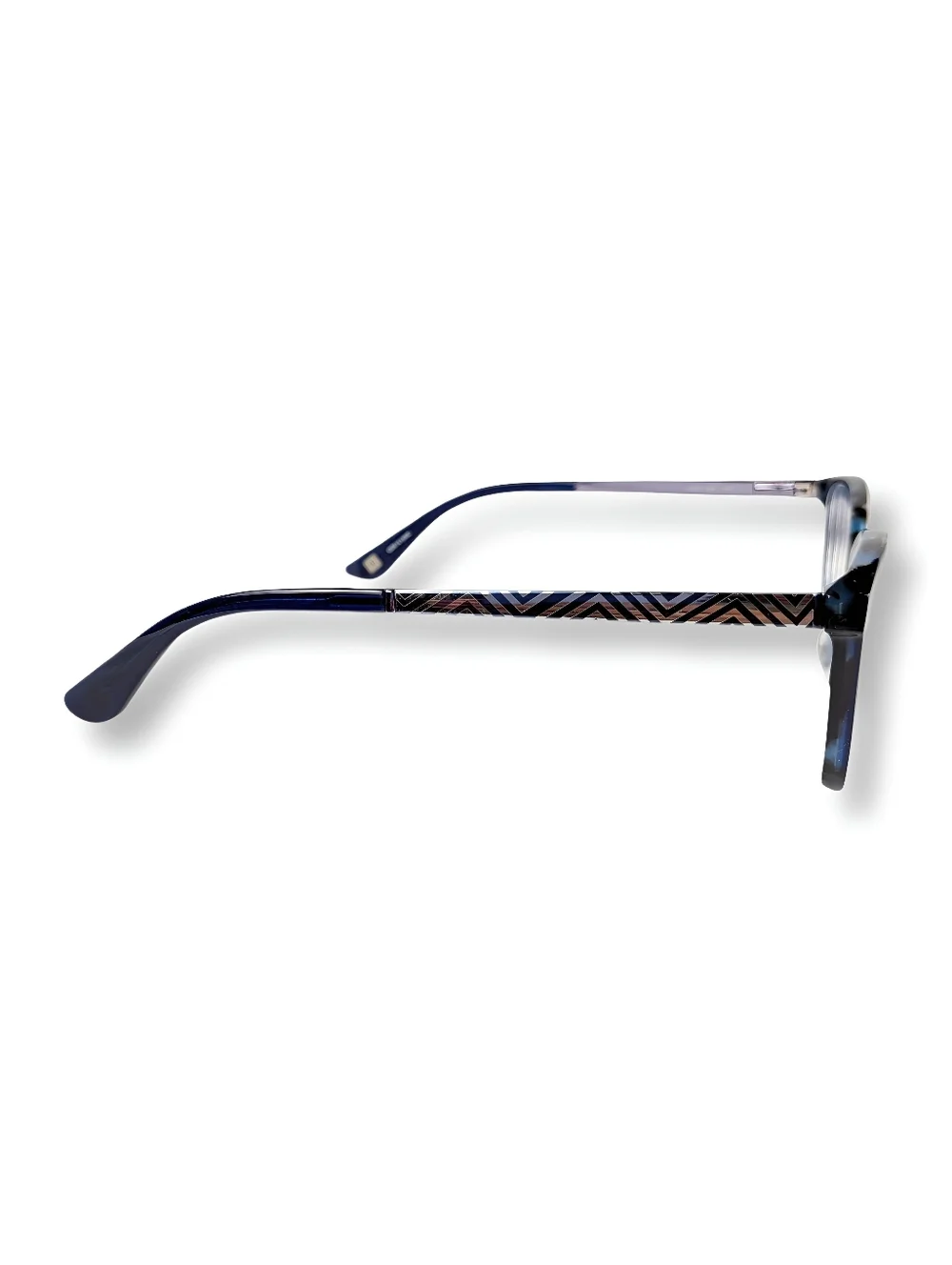 Liz Claiborne L647 Cat-Eye Glasses Havana Blue 51-16-135